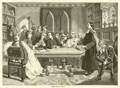 Den hellige klub (gravering) af English School