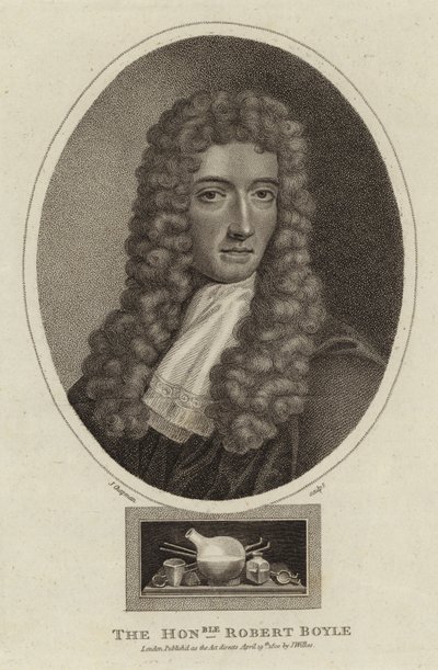 Den ærede Robert Boyle (1627 - 1691) af English School