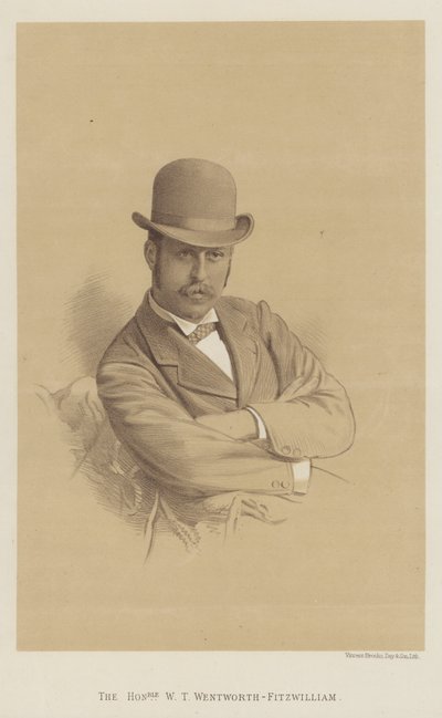 Den ærede W. T. Wentworth-Fitzwilliam (litografi) af English School
