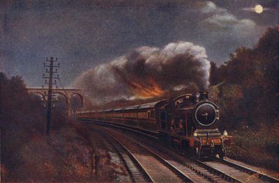 Hook of Holland Express by Night, Liverpool Street Station til Parkeston Quay (Harwich), Great Eastern Railway af English School