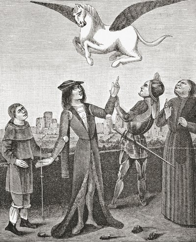 Hesten Pegasus, 1878 af English School