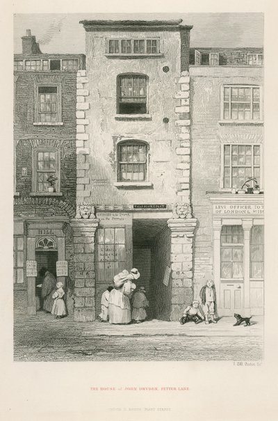 The House of John Dryden, Fetter Lane af English School