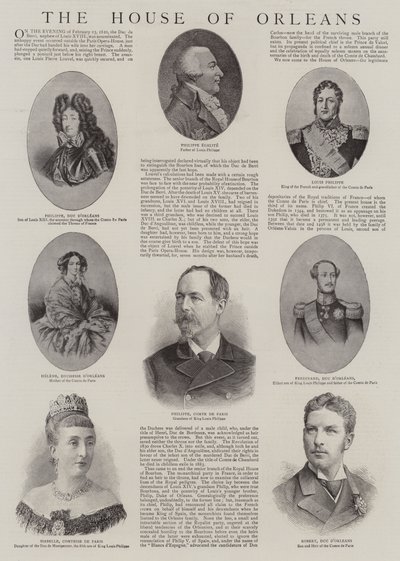 The House of Orleans (gravering) af English School