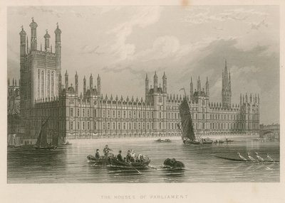 The Houses of Parliament, Palace of Westminster, London af English School