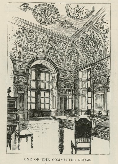 The Imperial Institute: Et af udvalgsrummene af English School