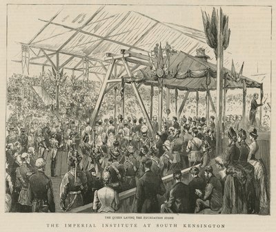 Das Imperial Institute: Die Königin legt den Grundstein von English School