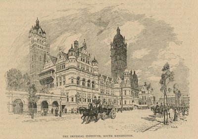 The Imperial Institute of the United Kingdom, the Colonies and India, South Kensington, London af English School
