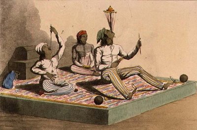 De indiske jonglører, oktober 1813, fra 
