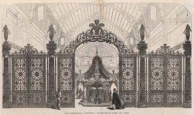 Den internationale udstilling; Coalbrookdale Gales and Court af English School
