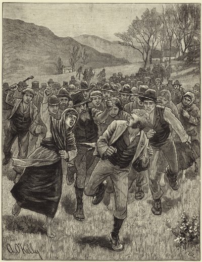 Den irske Land League-agitation af English School