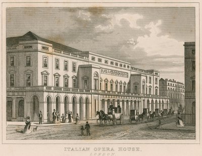 Det italienske operahus, London af English School
