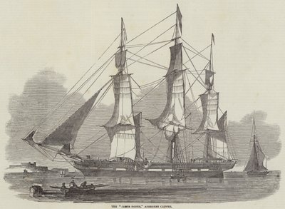 "James Booth," Aberdeen Clipper (gravering) af English School