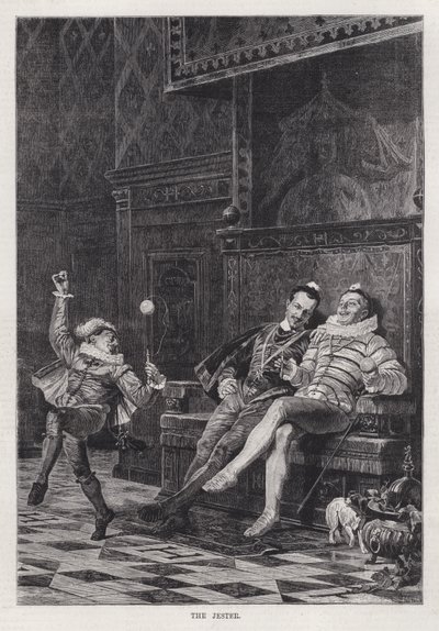 The Jester (gravering) af English School