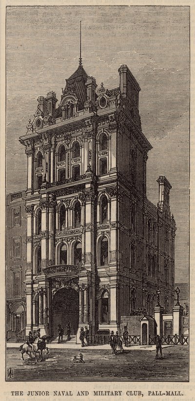 Junior Naval and Military Club, Pall Mall af English School