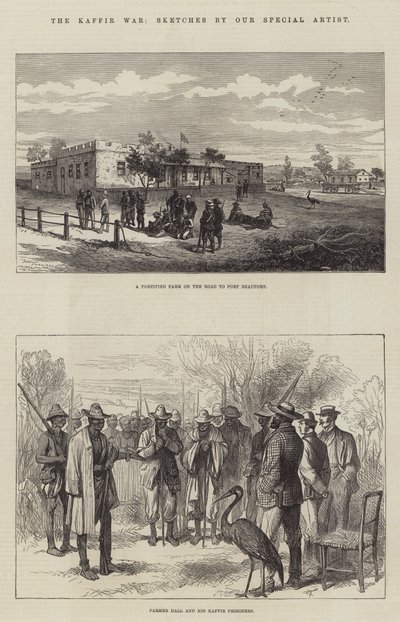 Kaffirkrigen (gravering) af English School