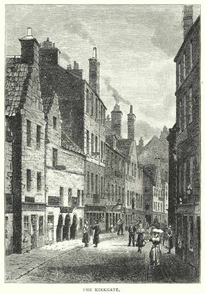 The Kirkgate (gravering) af English School