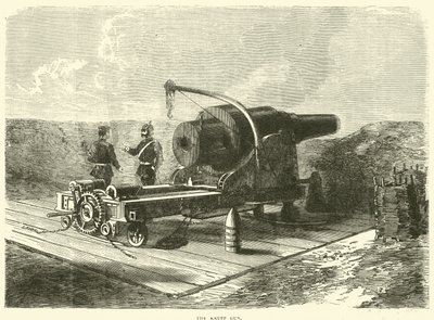 Krupp-pistolen, oktober 1870 af English School