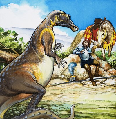 Damen og dragen af English School