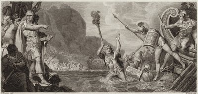 Julius Cæsars landgang af English School