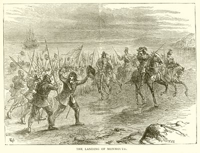Landingen af Monmouth af English School