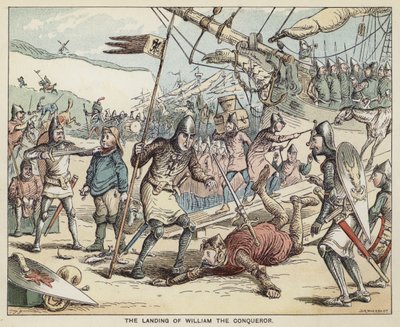 Vilhelm Erobrerens landgang af English School