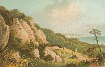 Jordskred nær Ventnor--Isle of Wight af English School
