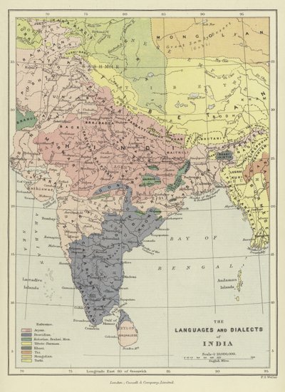 Indiens sprog og dialekter af English School