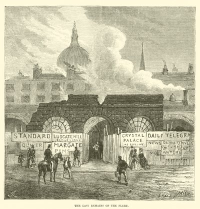 De sidste rester af flåden (gravering) af English School