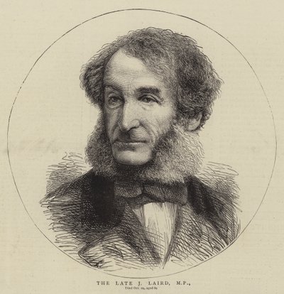 The Late J Laird, MP (gravering) af English School