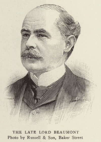 The Late Lord Beaumont (gravering) af English School