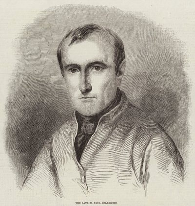 The Late M Paul Delaroche (gravering) af English School