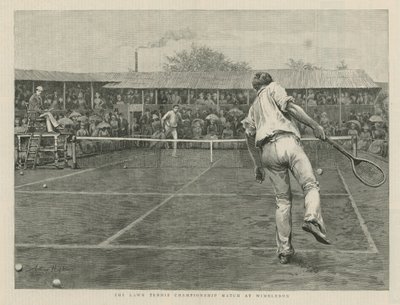 Lawn Tennis Championship-kampen i Wimbledon af English School