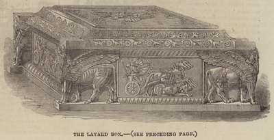 The Layard Box (gravering) af English School