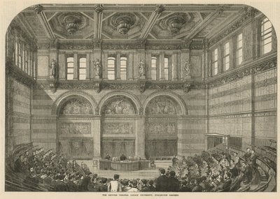 Lecture Theatre, London University, Burlington Gardens af English School