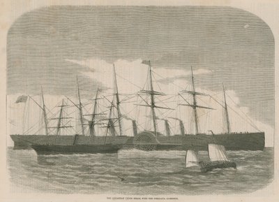 Leviathanen under damp med Himalaya ved siden af af English School