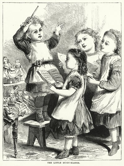 Der kleine Musikmeister (Gravur) von English School
