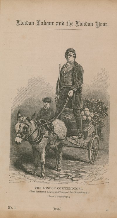 London Costermonger af English School