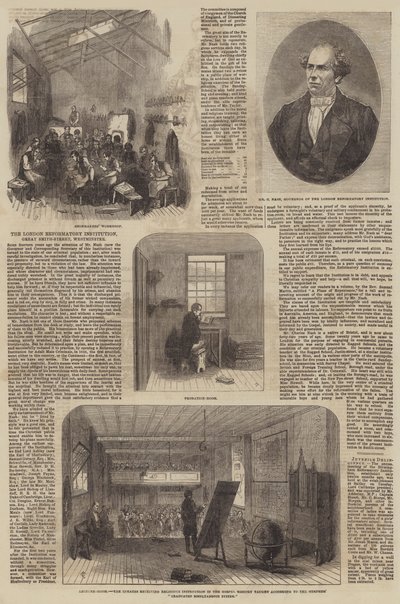 The London Reformationatory Institution (gravering) af English School
