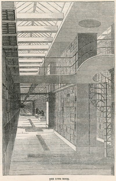 The Long Room, British Museum af English School