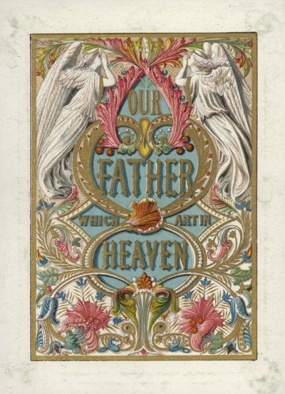 Fadervor (farve litho) af English School