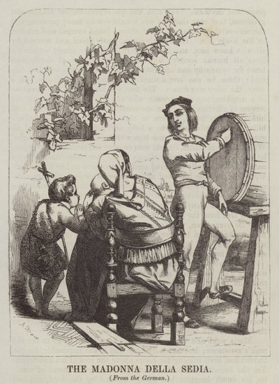 Stolens Madonna (gravering) af English School