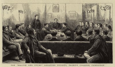 "Magpie and Stump" Debating Society, Trinity College, Cambridge af English School