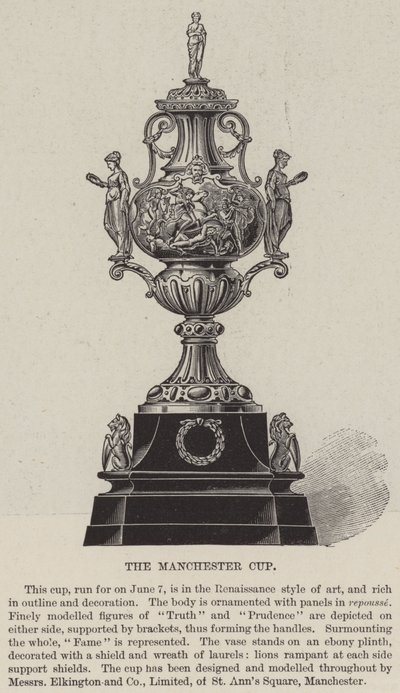 Manchester Cup (gravering) af English School