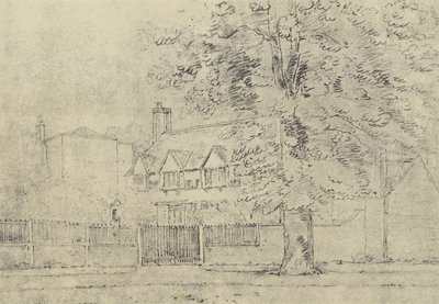 Herregården, ca 1770 (gravure) af English School