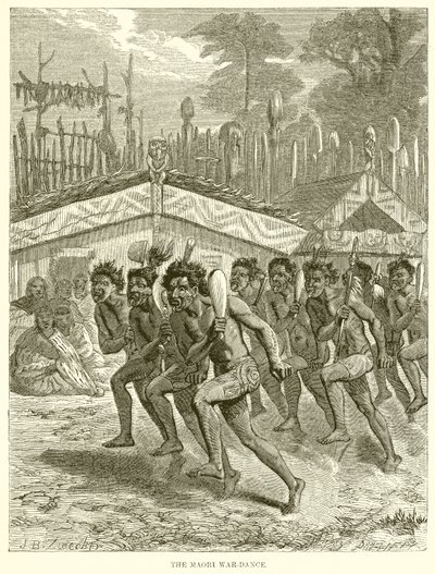 Maori-krigsdansen af English School