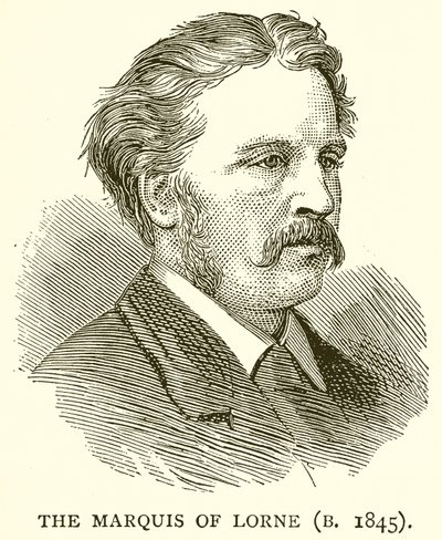 Markisen af Lorne (f. 1845) af English School