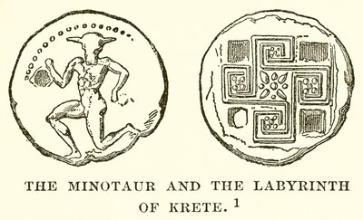 Minotaurus og Kretas labyrint af English School