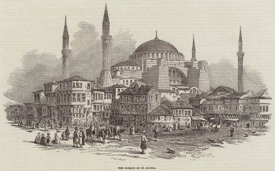 Moskeen St. Sophia (gravering) af English School
