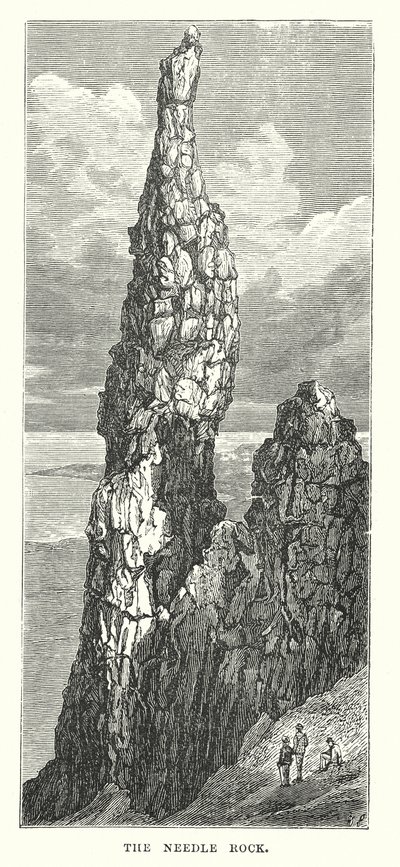 The Needle Rock (gravering) af English School