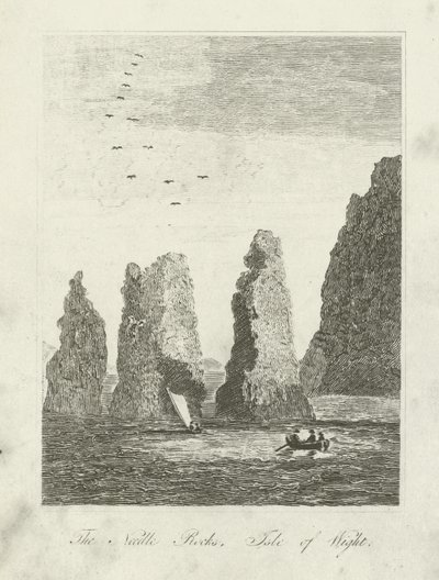 The Needle Rocks, Isle of Wight af English School